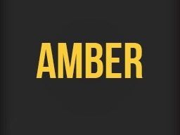 Amber 黑金配色